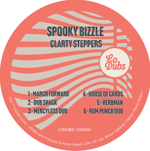 *PRE-ORDER* Spooky Bizzle 'Clarty Steppers' 12"