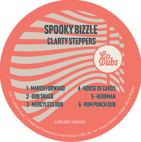 *PRE-ORDER* Spooky Bizzle 'Clarty Steppers' 12"