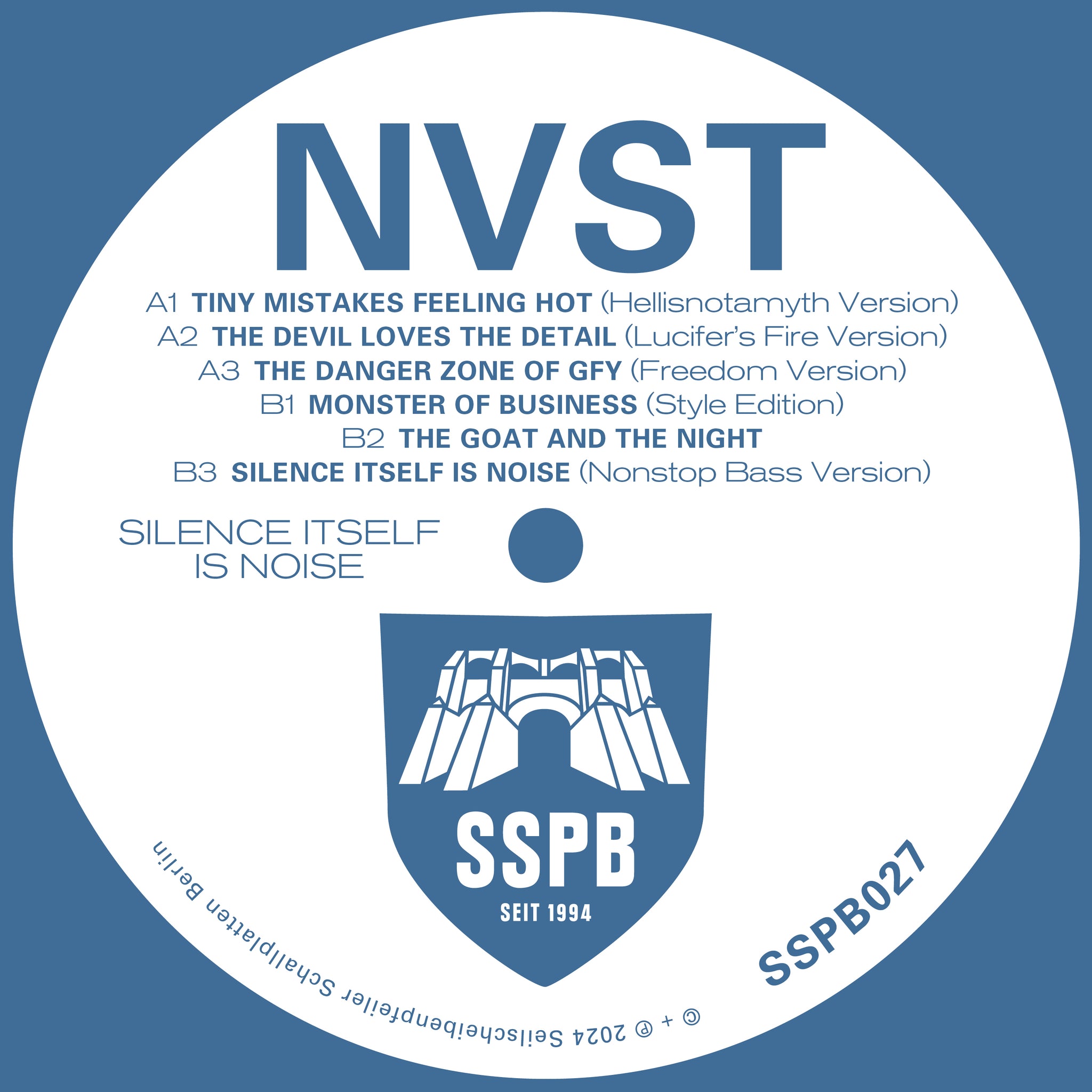 *PRE-ORDER* NVST 'Silence Itself Is Noise' 12"