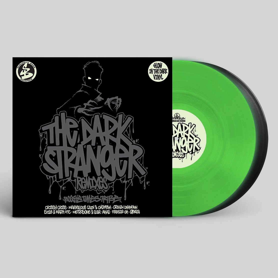 BOOGIE TIMES TRIBE 'THE DARK STRANGER REMIXES' 2LP [GLOW IN DARK WAX]