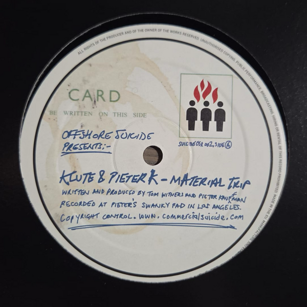 KLUTE & PIETER K / MARTSMAN 'MATERIAL TRIP / AGO' 12"