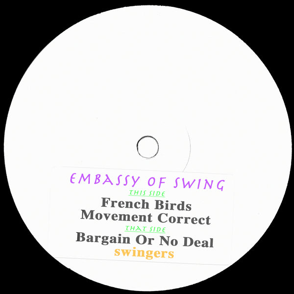 EMBASSY OF SWING 'SWINGIN-WAX-0002' 12"
