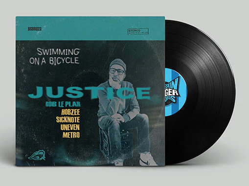 JUSTICE 'SWIMMING ON A BICYCLE' 12"