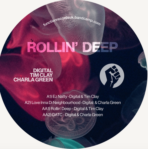 DIGITAL, TIM CLAY & CHARLA GREEN 'ROLLIN’ DEEP EP' 12"