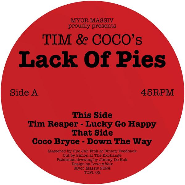 TIM REAPER & COCO BRYCE 'LACK OF PIES EP' 12"