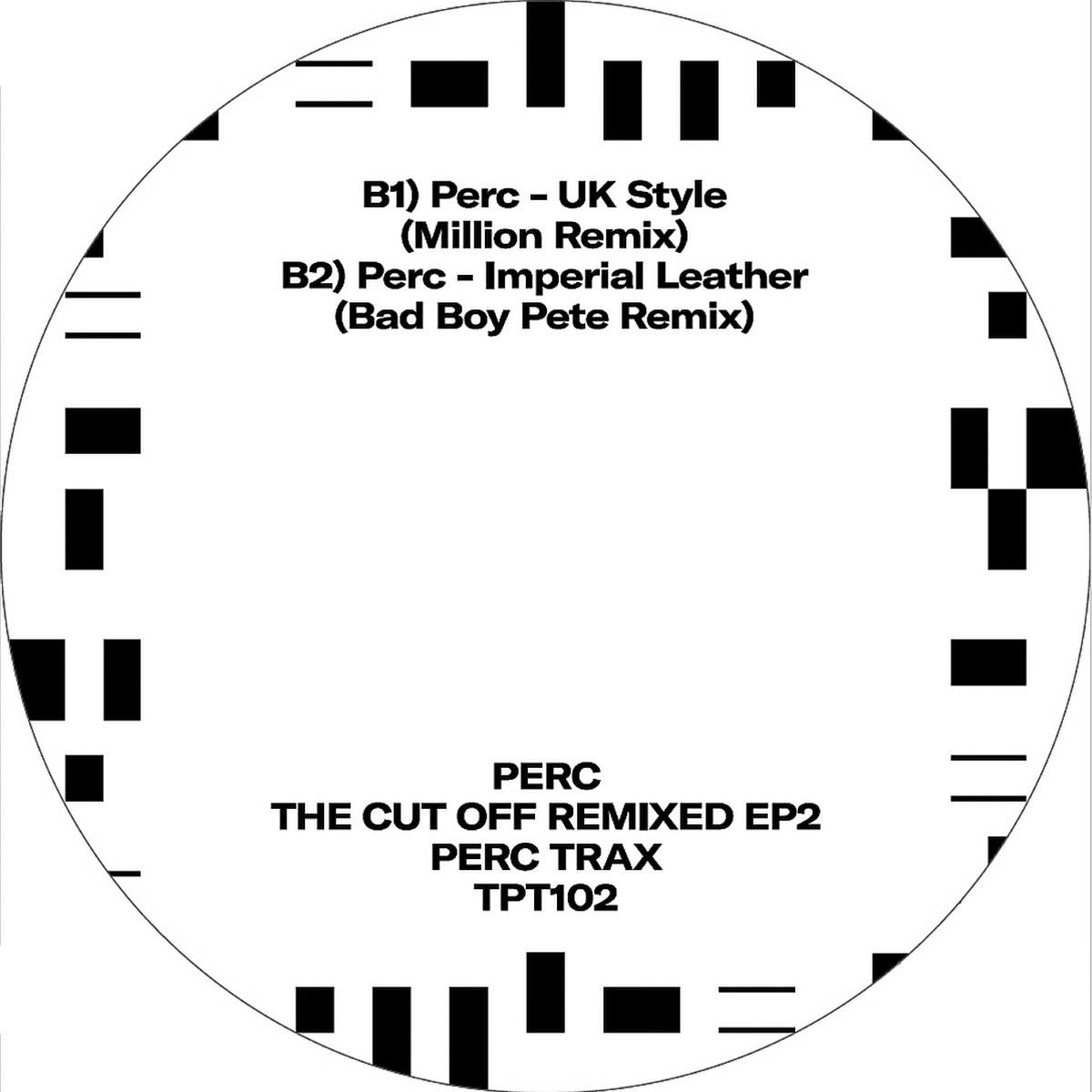*PRE-ORDER* Perc 'The Cut Off Remixed EP2' 12"