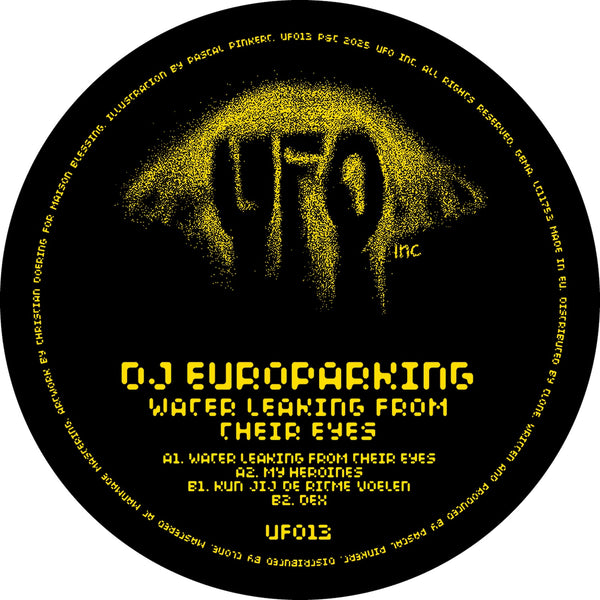*PRE-ORDER* DJ EUROPARKING 'WATER LEAKING FROM THEIR EYES' 12"