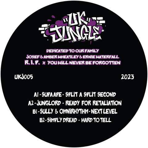*PRE-ORDER* Various Artists 'UK Jungle Records Presents: UK Jungle 005' 12"