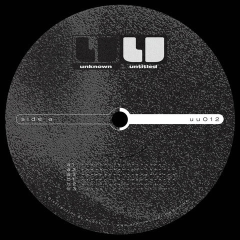 *PRE-ORDER* UU012 'UU012' 12"