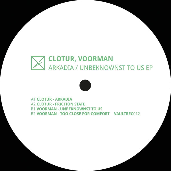 CLOTUR & VOORMAN 'ARKADIA / UNBEKNOWNST TO US EP' 12"