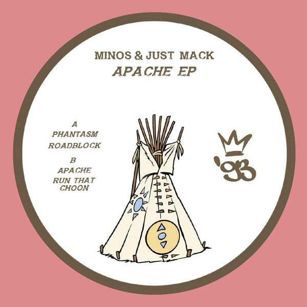 MINOS & JUST JACK 'APACHE EP' 12" (YELLOW WAX)