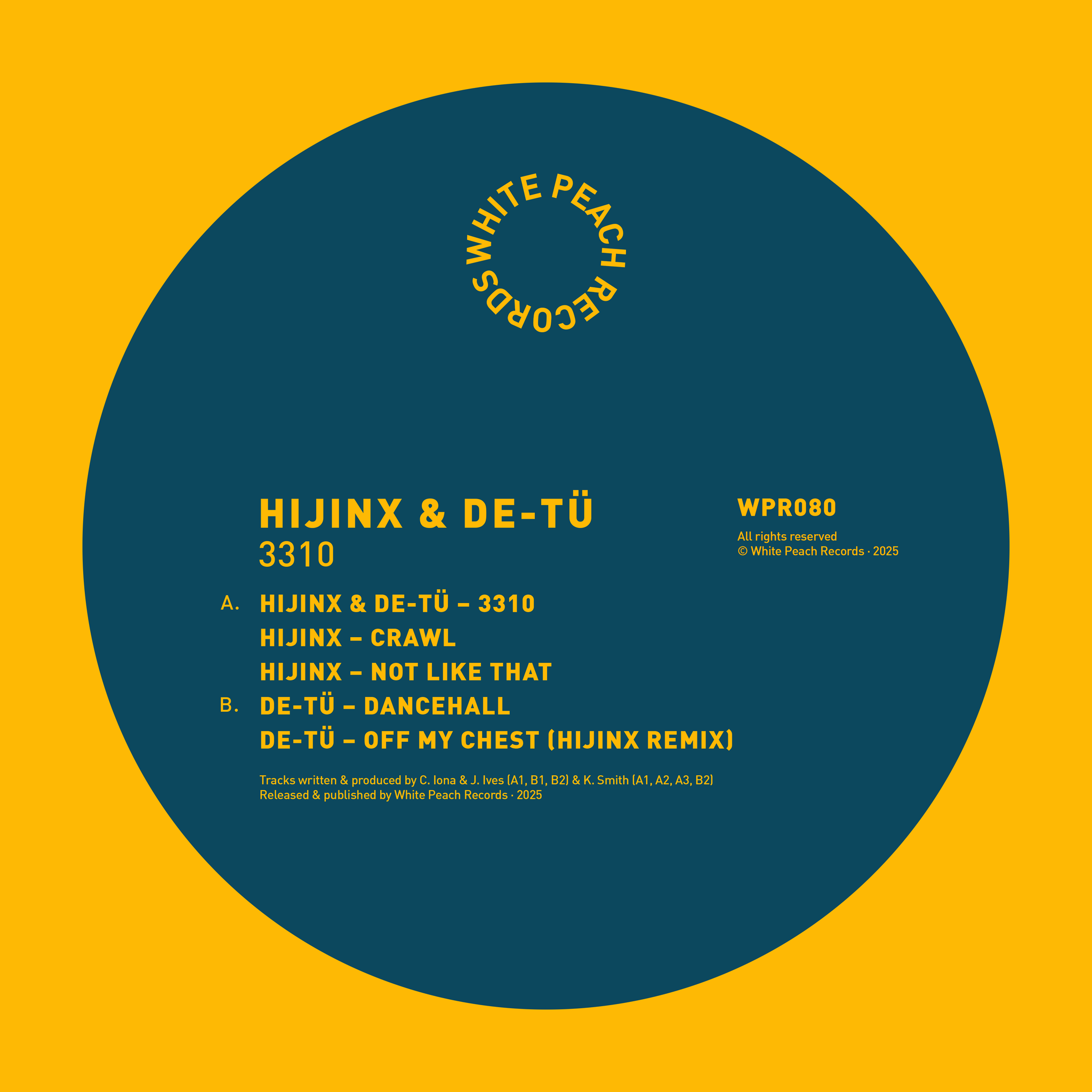 HIJINX & DE-TÜ '3310' 12"
