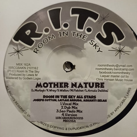 ROOM IN THE SKY ALL STARS 'MOTHER NATURE' LP