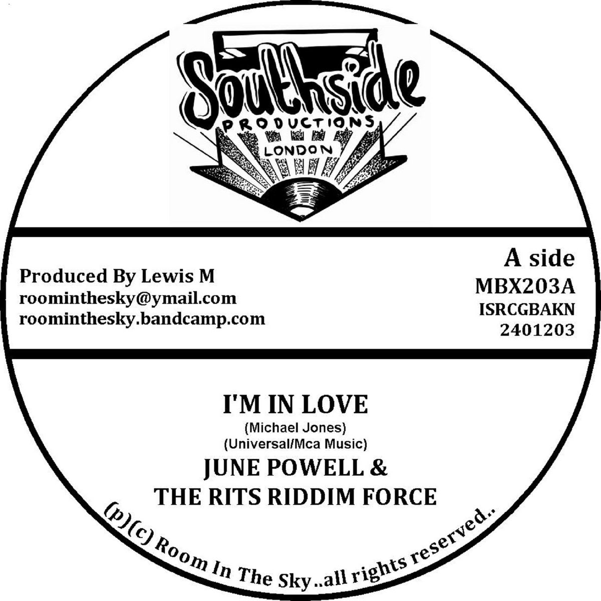 *PRE-ORDER* JUNE POWELL 'I'M IN LOVE' 7"