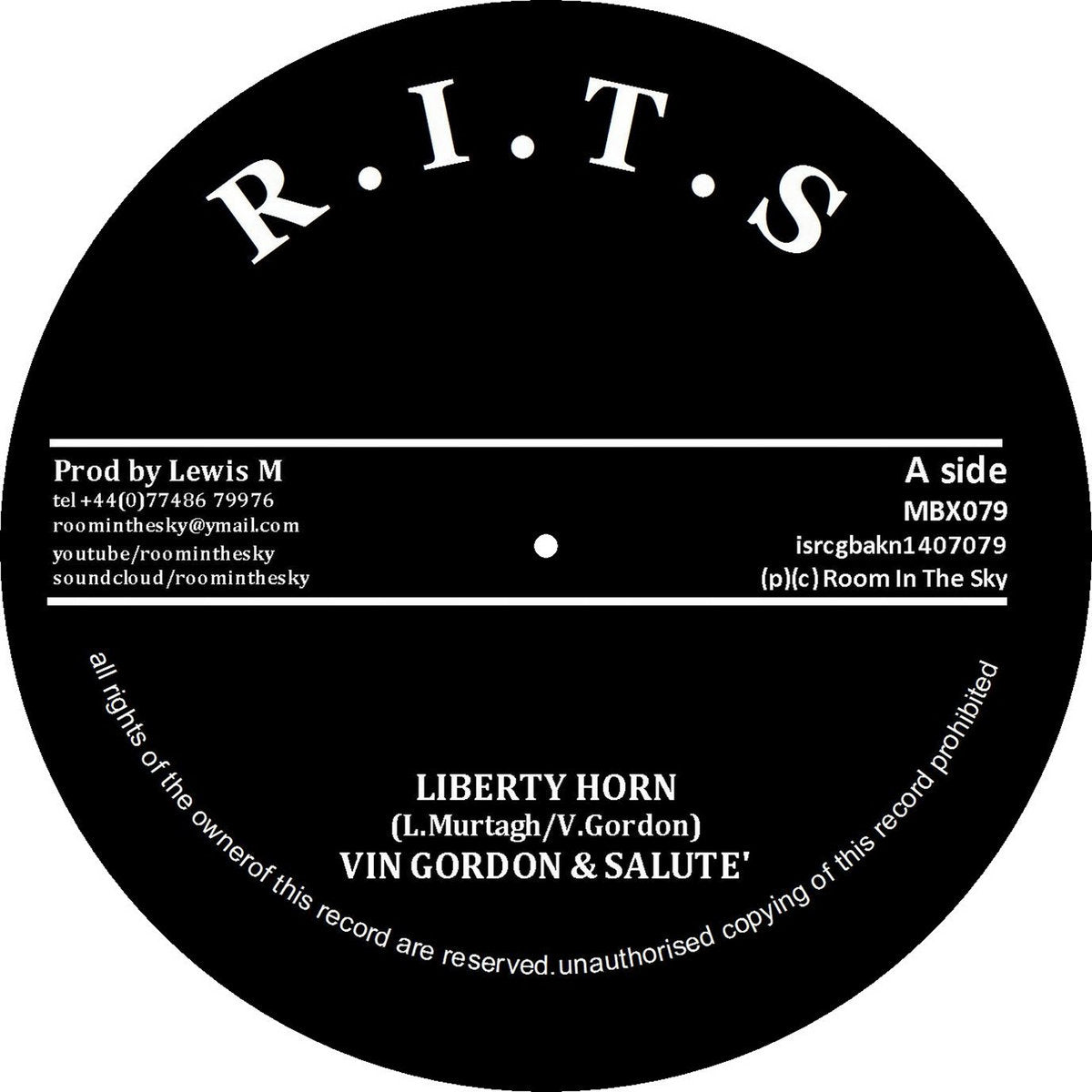 VIN GORDON & SALUTE 'LIBERTY HORN' 7"