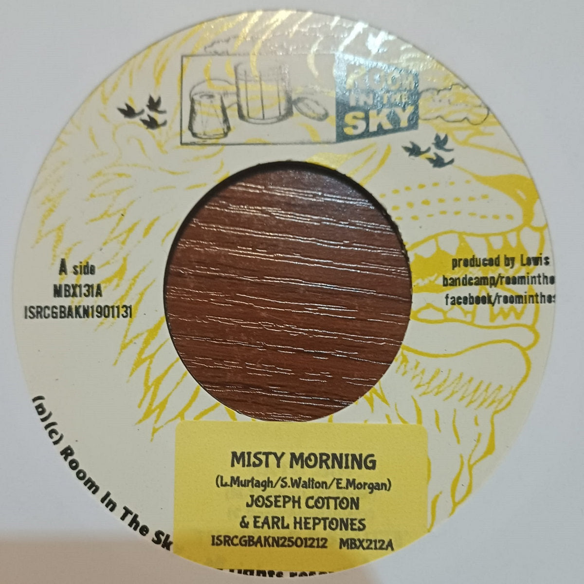 *PRE-ORDER* JOSEPH COTTON & EARL HEPTONES 'MISTY MORNING' 7"