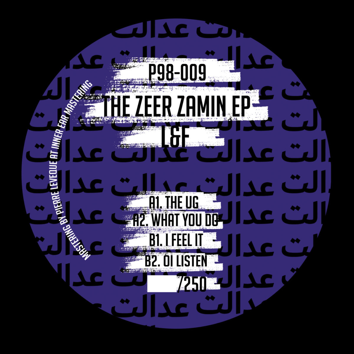 L&F 'THE ZEER ZAMIN EP' 12"