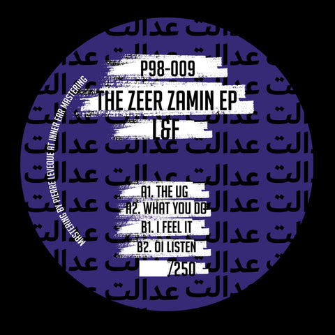 L&F 'THE ZEER ZAMIN EP' 12"