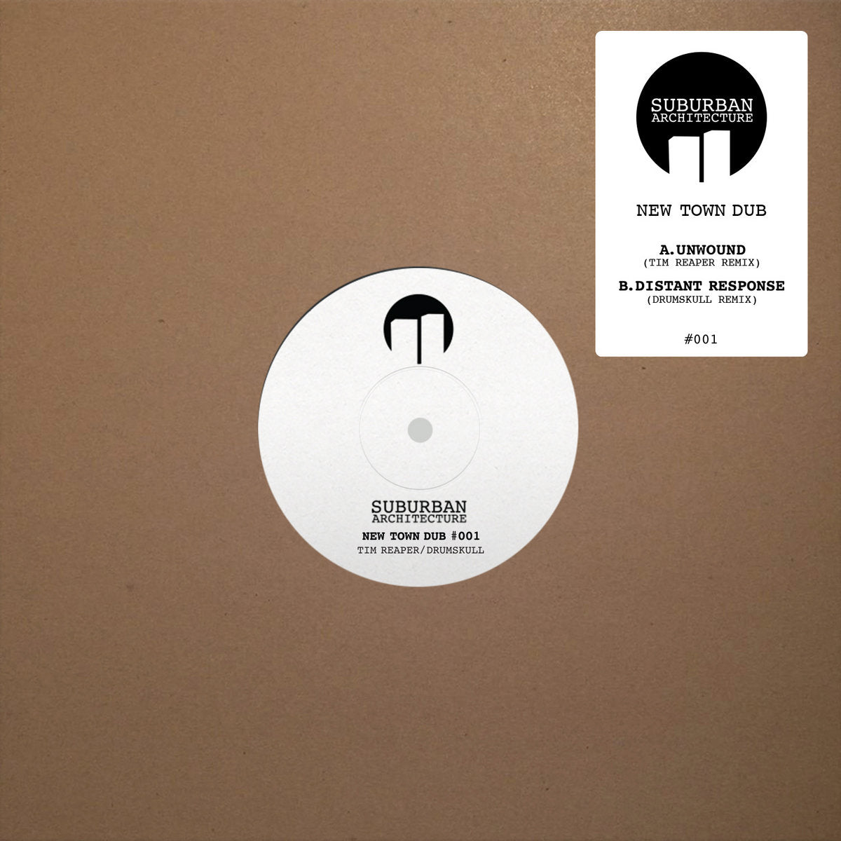 SUBURBAN ARCHITECTURE 'NEW TOWN DUB #001' 10"