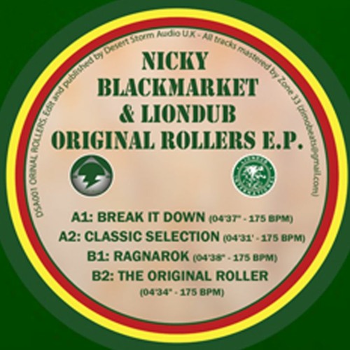 NICKY BLACKMARKET & LIONDUB 'ORIGINAL ROLLERS EP' 12"