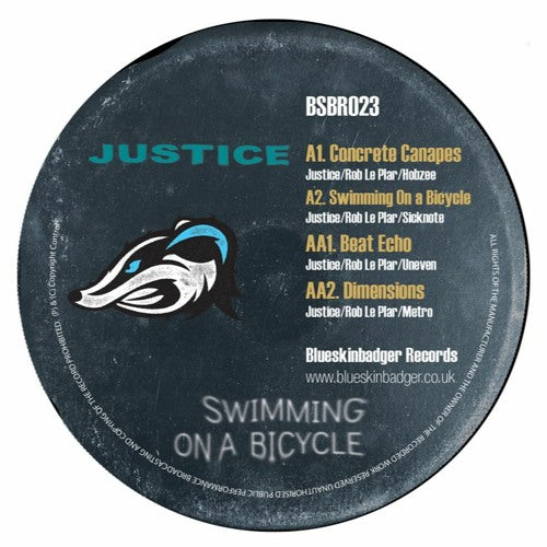 JUSTICE 'SWIMMING ON A BICYCLE' 12"