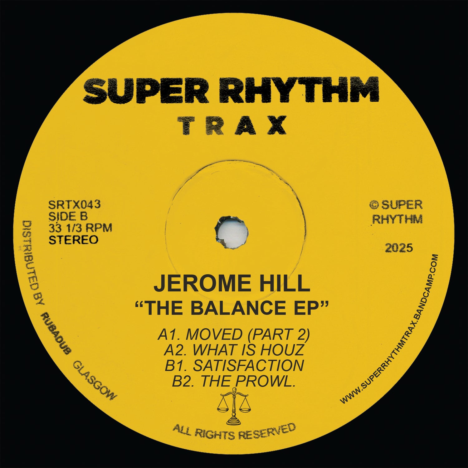*PRE-ORDER* Jerome Hill 'Balance EP' 12"