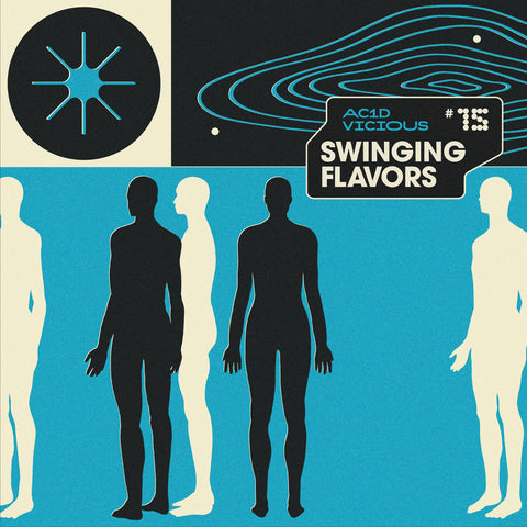 *PRE-ORDER* AC1D VICIOUS 'SWINGING FLAVOURS #15' 7" [TURQOISE WAX + POSTER]