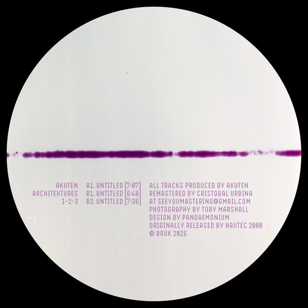 AKUFEN 'ARCHITEXTURES 1 -2 -3' 12"