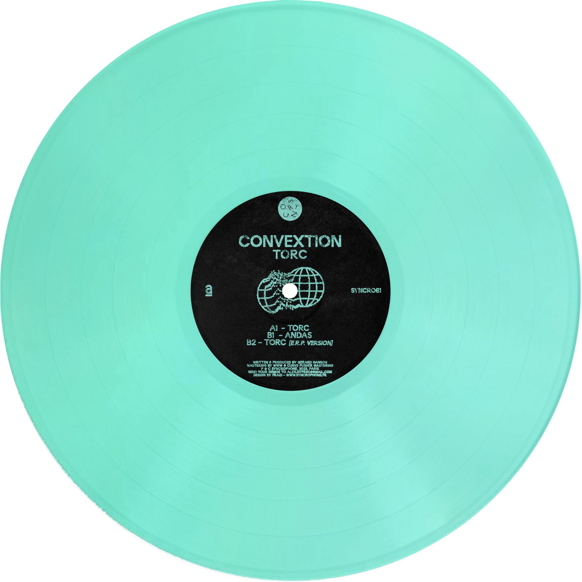 *PRE-ORDER* Convextion 'Torc w/ E.R.P Remix' 12"