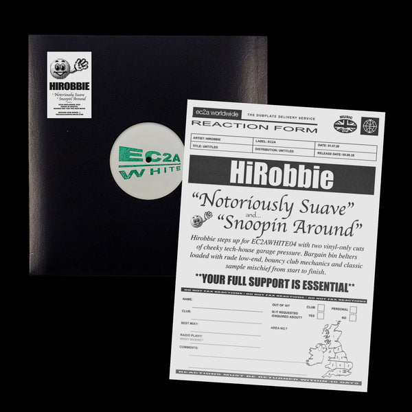 HIROBBIE 'NOTORIOUSLY SUAVE / SNOOPIN AROUND' 12"
