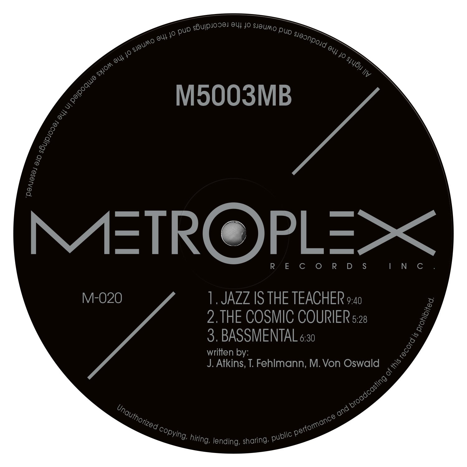 M500 & 3MB 'JAZZ IS THE TEACHER' 12"