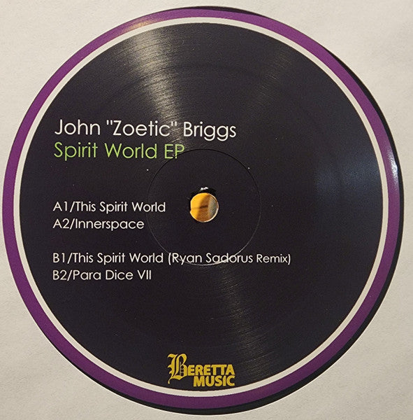 *PRE-ORDER* JOHN C. BRIGGS 'SPIRIT WORLD EP' 12"