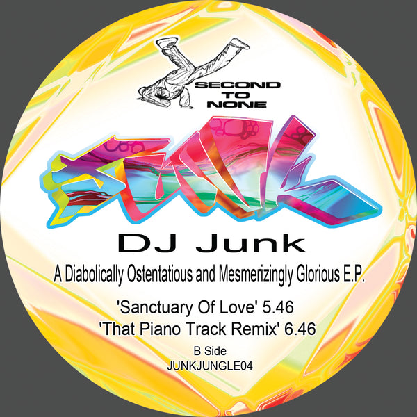 *PRE-ORDER* DJ JUNK 'A DIABOLICALLY OSTENTATIOUS AND MESMERIZINGLY GLORIOUS EP' 12"