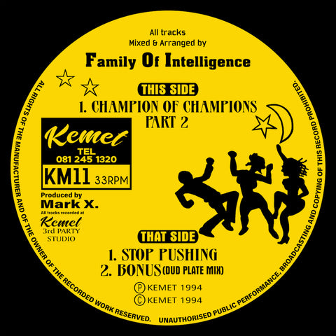 FAMILY OF INTELLIGENCE 'CHAMPION OF CHAMPIONS (PART 2)' 12" (REISSUE)