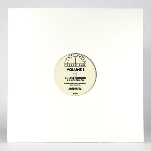 TOMMY MUSTO 'THE LOST DUBS - VOL.1' 12"