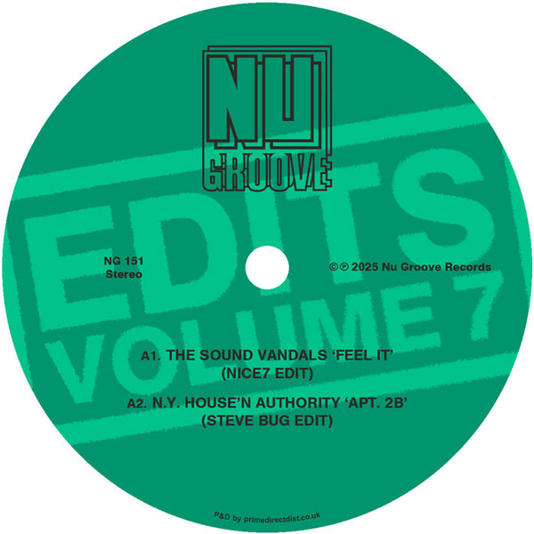 VARIOUS 'NU GROOVE EDITS VOL. 7' 12"