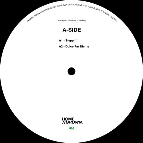 *PRE-ORDER* MAD.AGAIN 'BEWARE OF THE DOG' 12"
