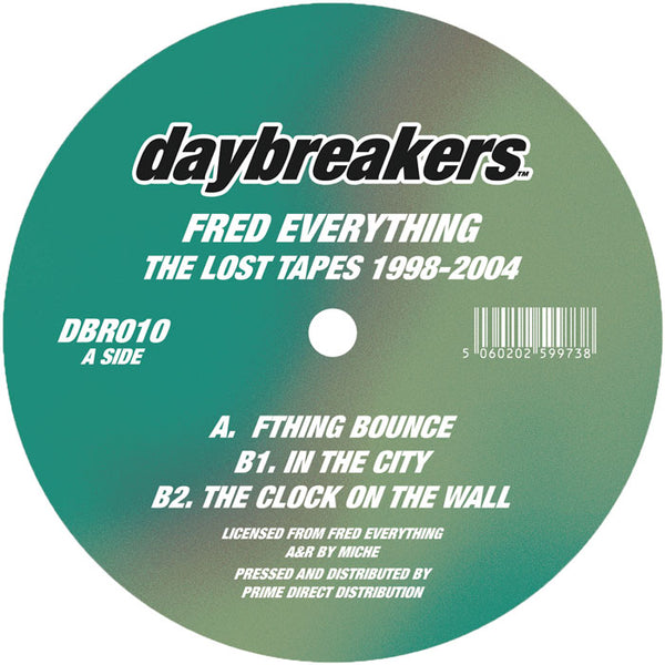 *PRE-ORDER* FRED EVERYTHING 'THE LOST TAPES 1998-2004' 12"