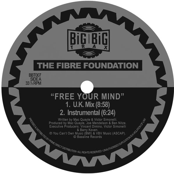 *PRE-ORDER* FIBRE FOUNDATION 'FREE YOUR MIND' 12"