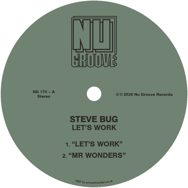 *PRE-ORDER* STEVE BUG 'LET’S WORK' 12"