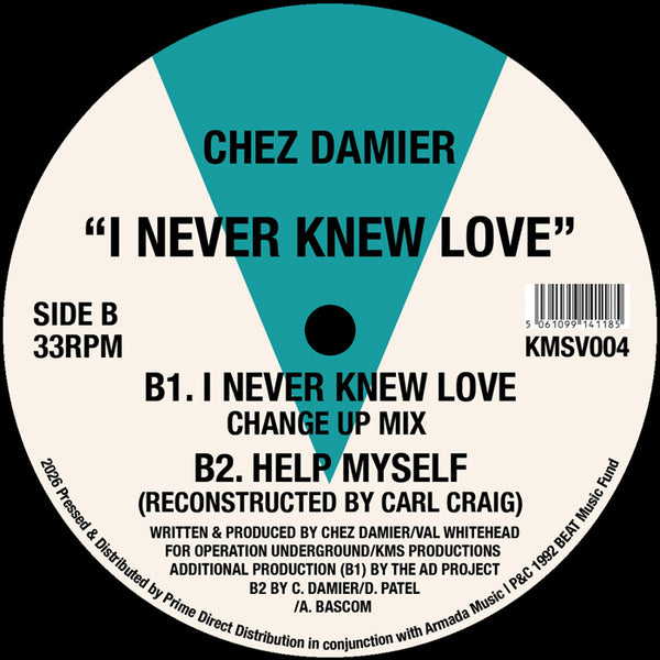 *PRE-ORDER* CHEZ DAMIER 'I NEVER KNEW LOVE' 12"