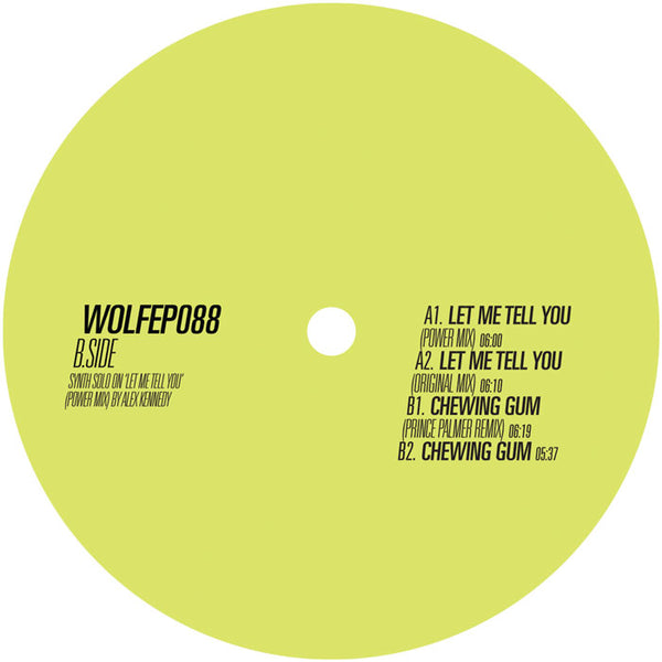 *PRE-ORDER* DJ SOCH 'LET ME TELL YOU EP' 12"