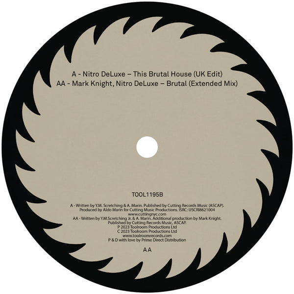 *PRE-ORDER* NITRO DELUXE / MARK KNIGHT 'THIS BRUTAL HOUSE' 12"