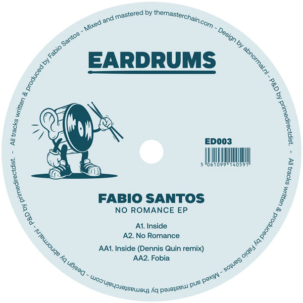 *PRE-ORDER* FABIO SANTOS 'NO ROMANCE' 12"