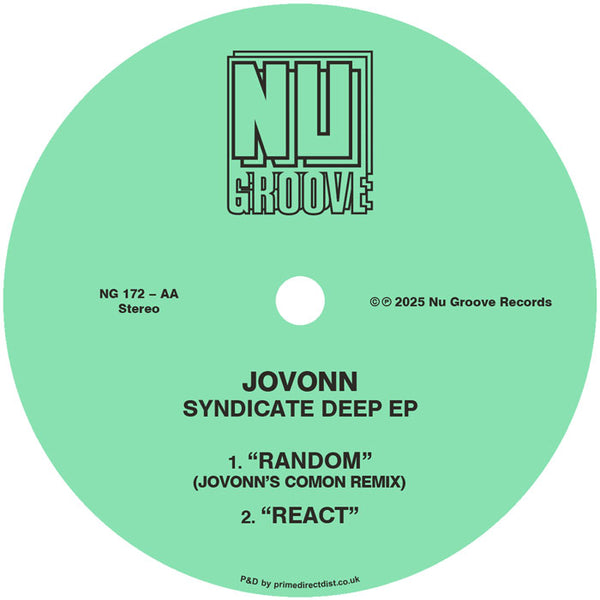 JOVONN 'SYNDICATE DEEP' 12"