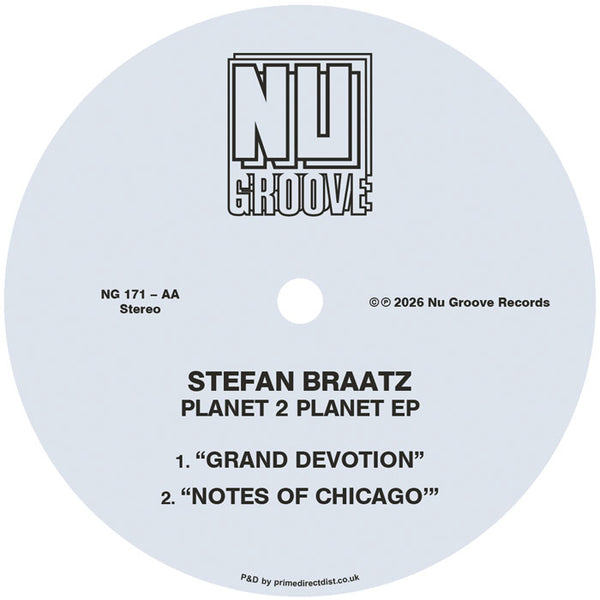 *PRE-ORDER* STEFAN BRAATZ 'PLANET 2 PLANET EP' 12"
