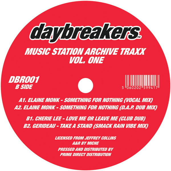 *PRE-ORDER* VARIOUS 'MUSIC STATION ARCHIVE TRAXX VOL. 1' 12"
