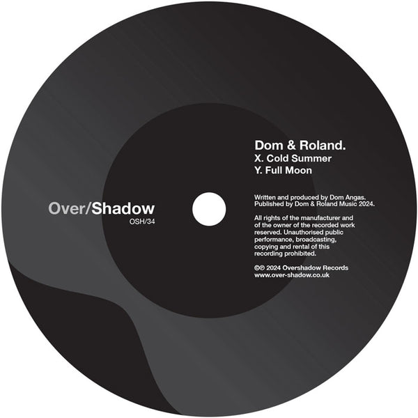 *PRE-ORDER* Dom & Roland 'Cold Summer / Full Moon' 12"