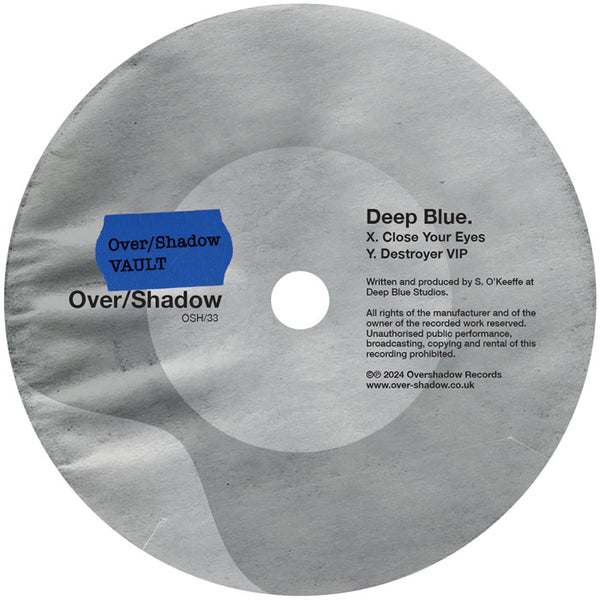 *PRE-ORDER* Deep Blue 'Destroyer VIP / Close Your Eyes' 12"