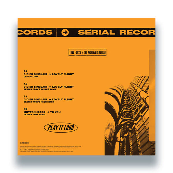 *PRE-ORDER* DIDIER SINCLAIR 'LOVELY FLIGHT / TO YOU (REMIXES)' 12"
